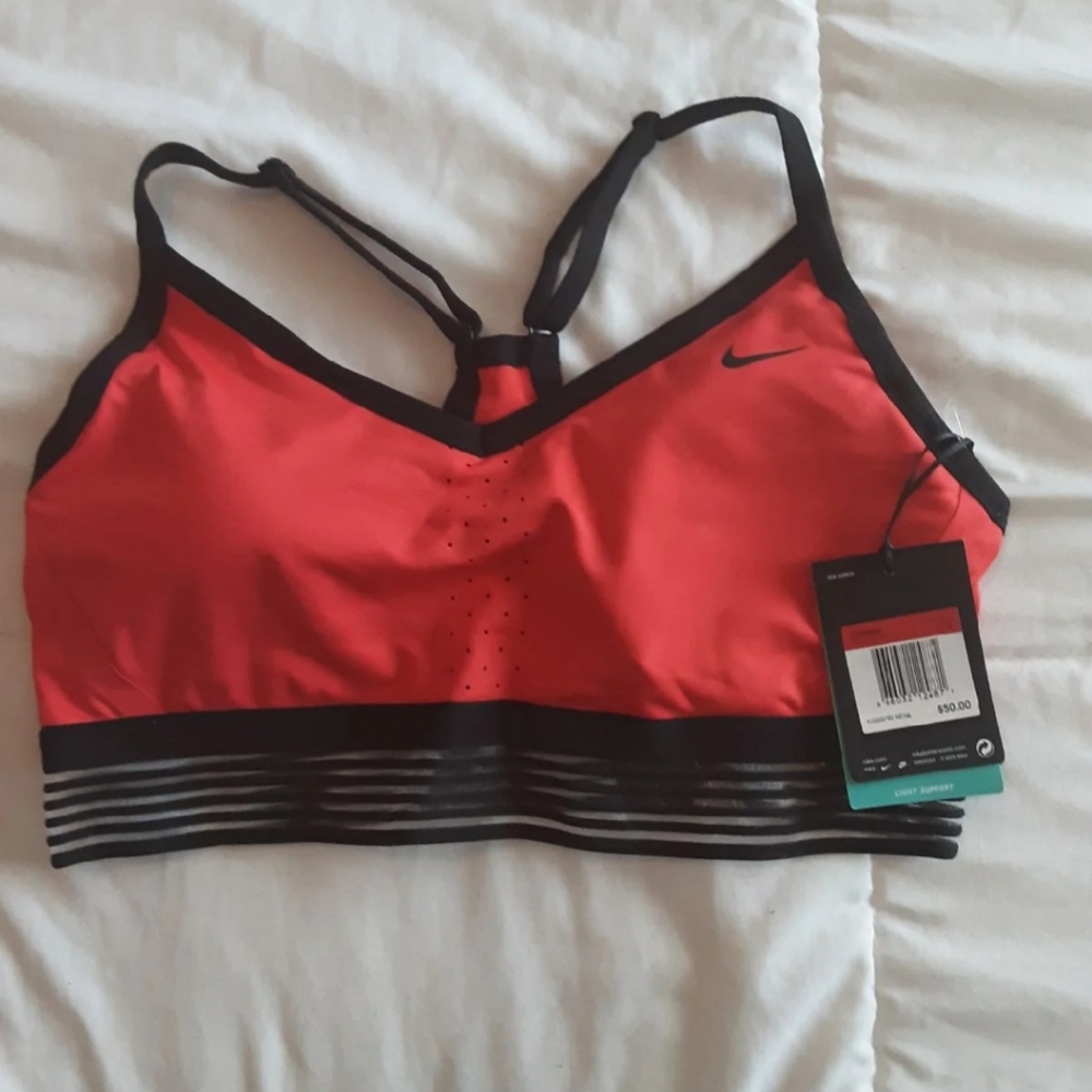 Red Nike Sports Bra